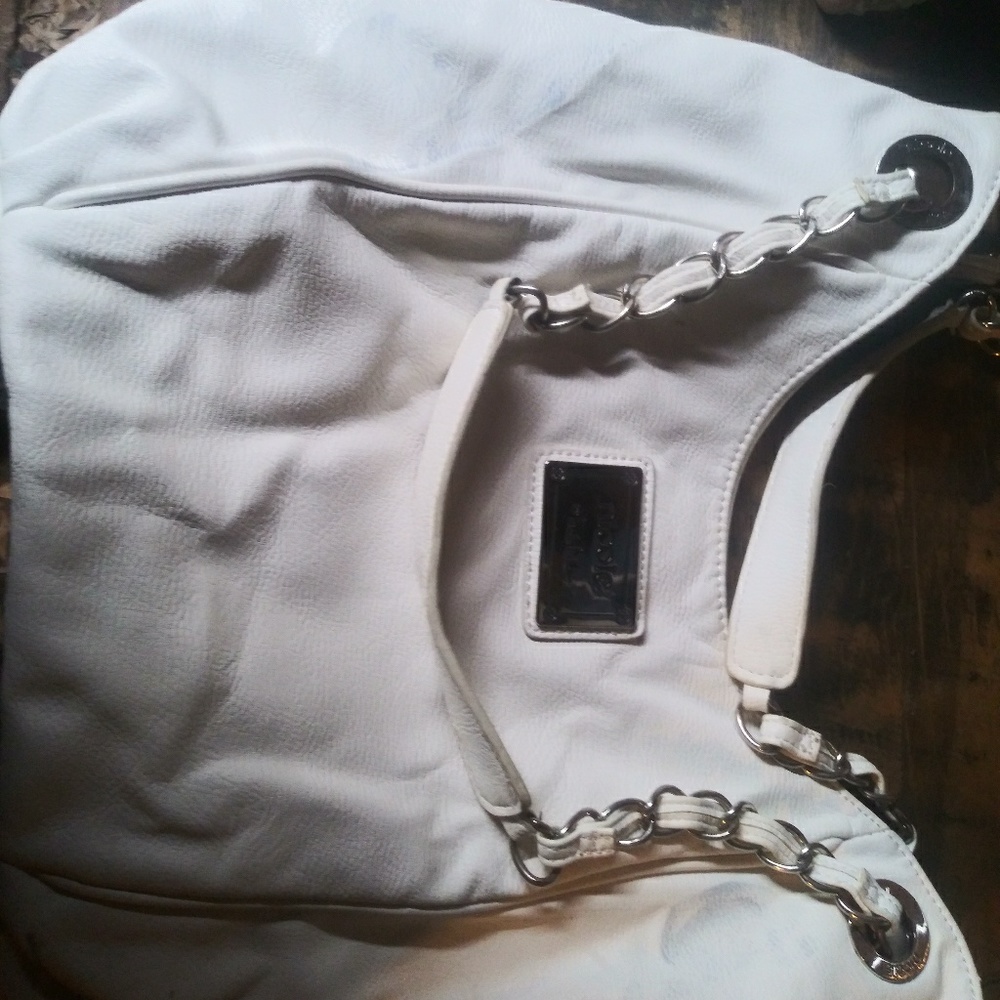 Nicole white purse